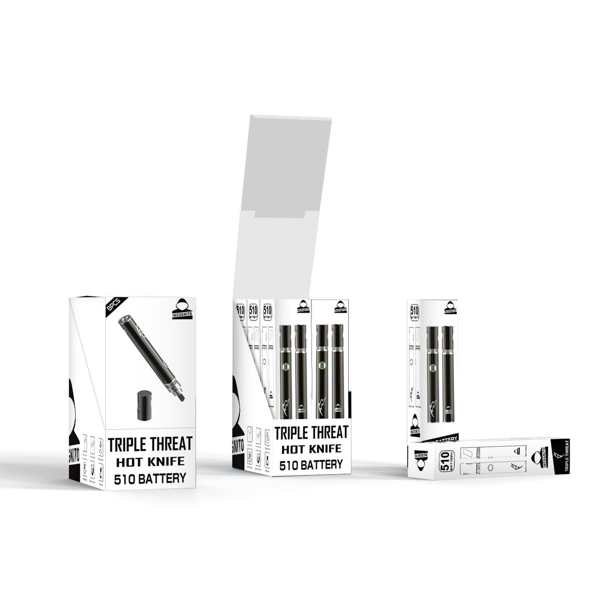Incognito Battery 510 Hot Knife 8CT